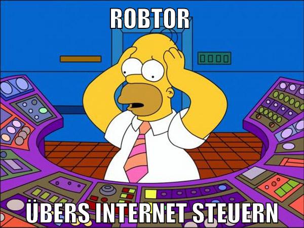 Robtor übers internet steuern