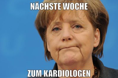 nächste woche zum kardiologen
