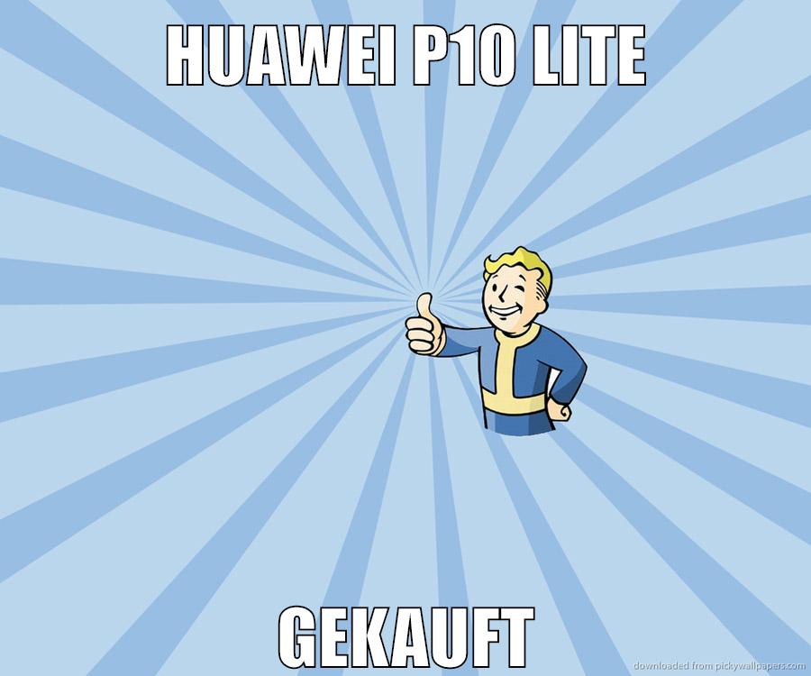 huawei p10 lite gekauft