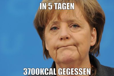 in 5 tagen 3700kcal gegessen