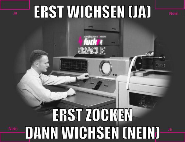 Erst wichsen (ja) Erst zocken dann wichsen (nein)