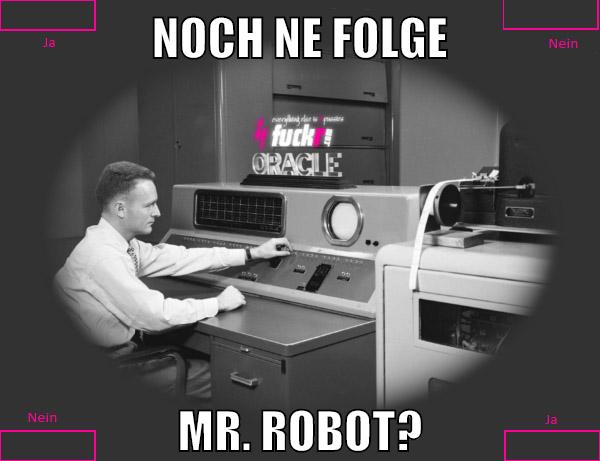 noch ne folge mr. robot?