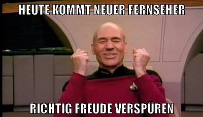 Heute kommt neuer Fernseher richtig freude verspüren