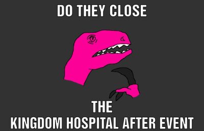 Do they close The kingdom hospital after event