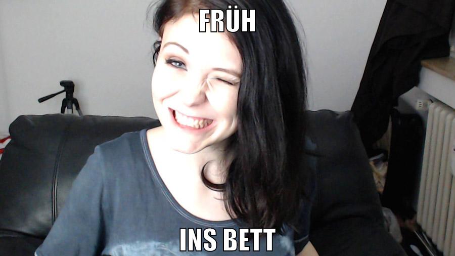 früh ins bett