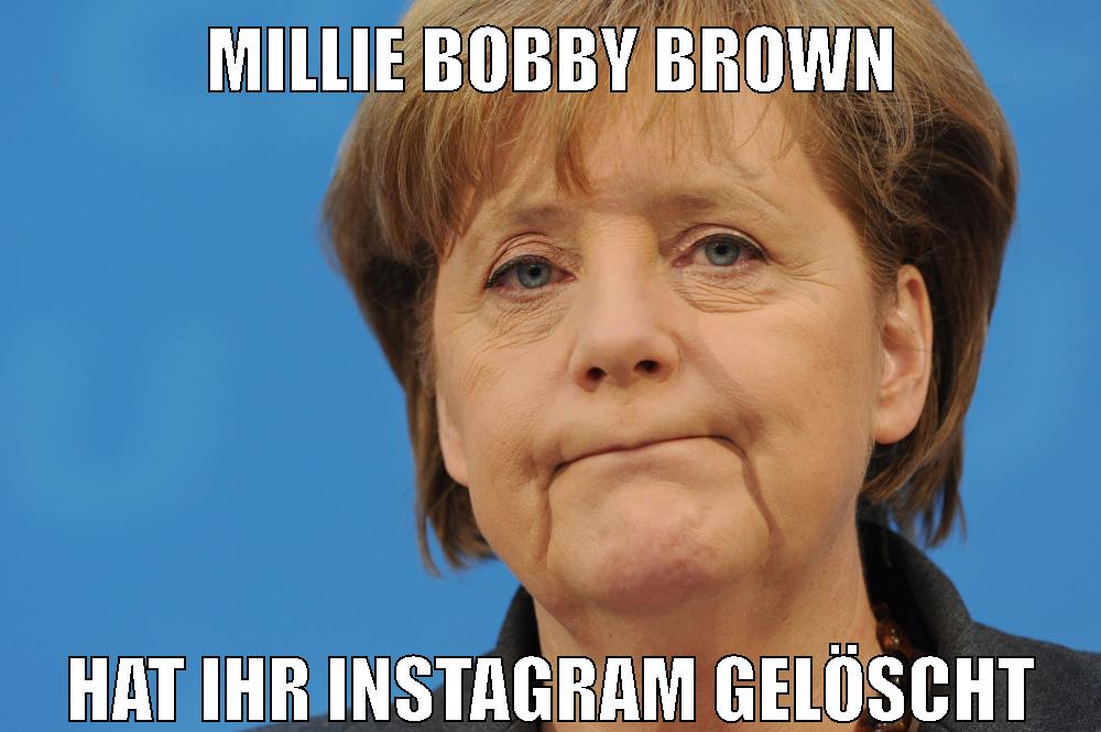 Millie bobby brown hat ihr instagram gelöscht