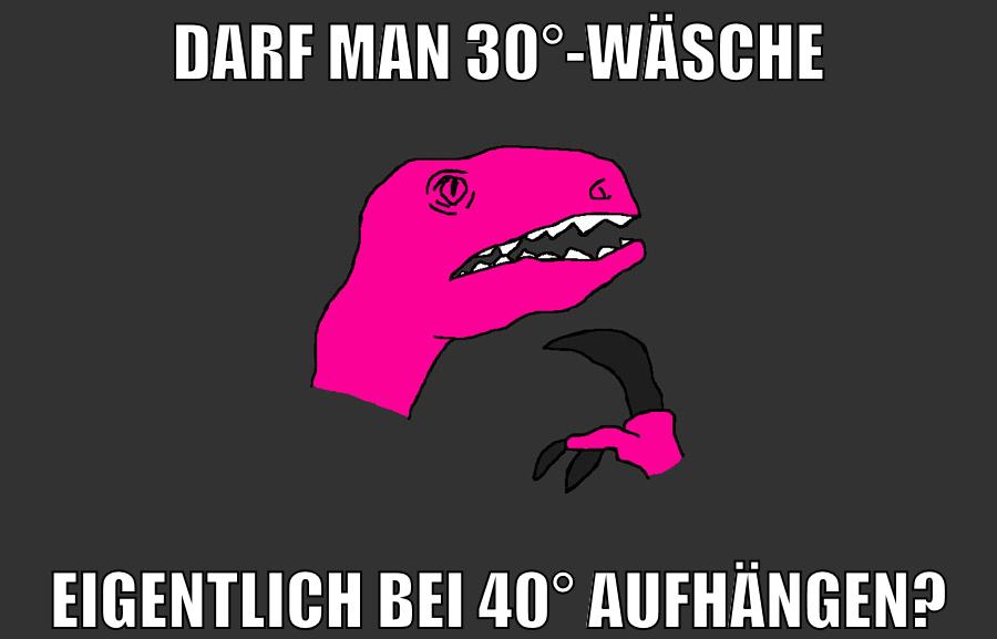 Darf man 30°-Wäsche eigentlich bei 40° aufhängen?