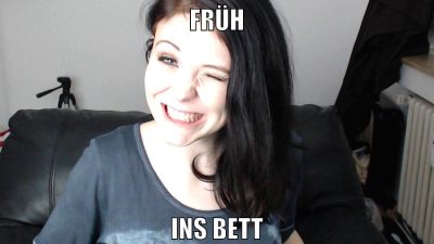 früh ins bett