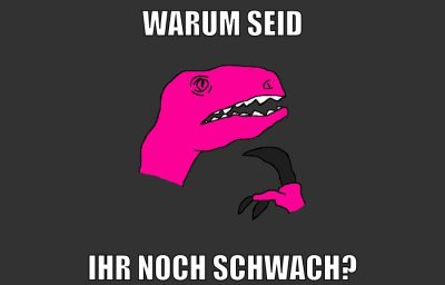 warum seid ihr noch schwach?
