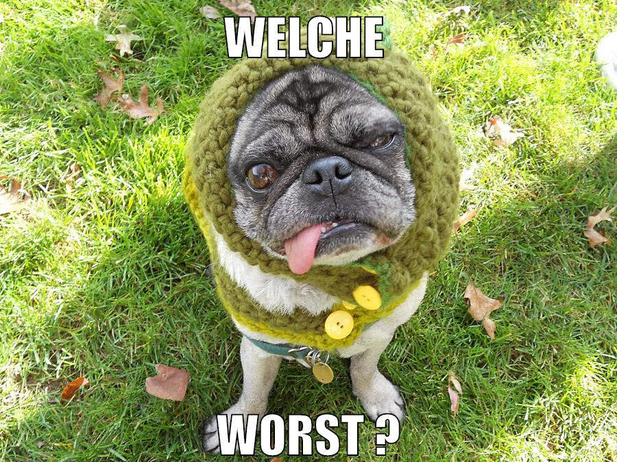 welche worst ?