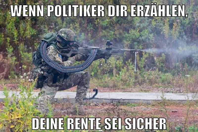 Wenn Politiker dir erzählen, deine Rente sei sicher