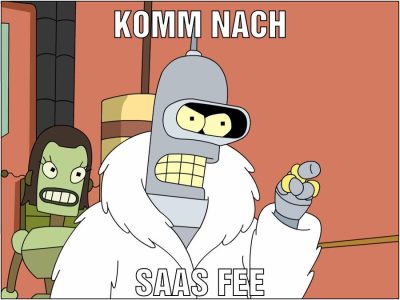 Komm nach Saas fee