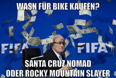 wasn für bike kaufen? santa cruz nomad oder rocky mountain slayer