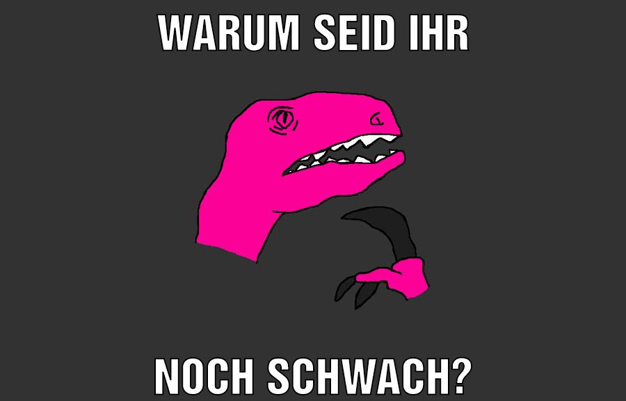 Warum seid ihr Noch schwach?