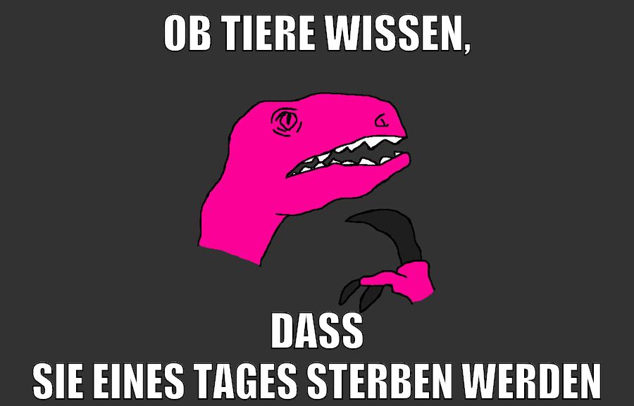 ob tiere wissen, dass sie eines tages sterben werden