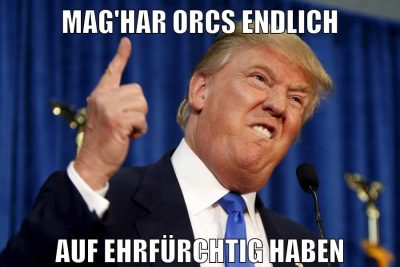 mag'har orcs endlich auf ehrfürchtig haben