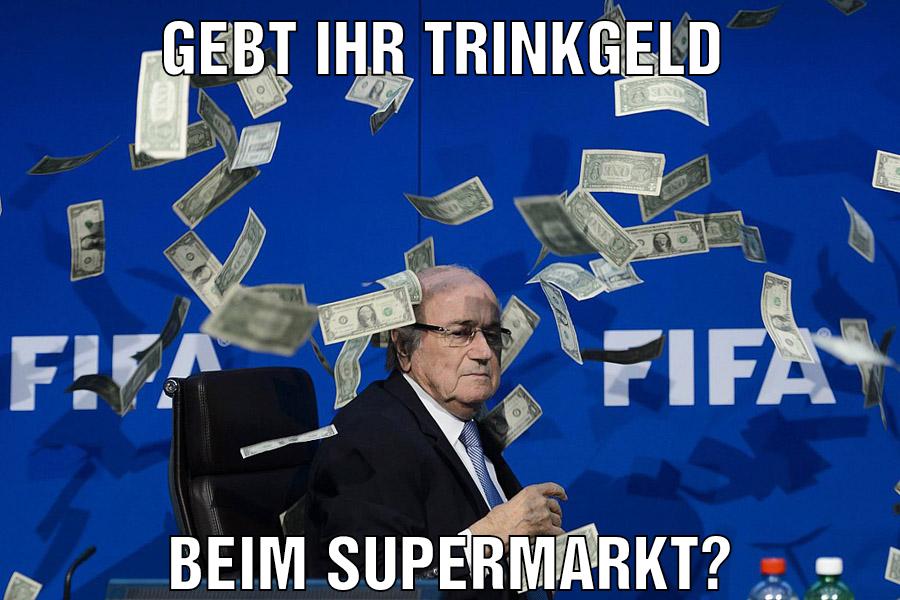 Gebt ihr trinkgeld Beim supermarkt?