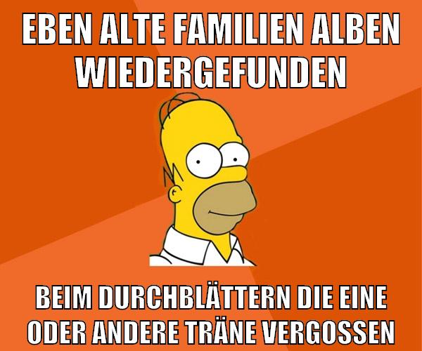 eben alte familien alben wiedergefunden beim durchblättern die eine oder andere träne vergossen