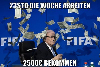 23std die woche arbeiten 2500€ bekommen