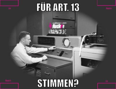 für art. 13 stimmen?