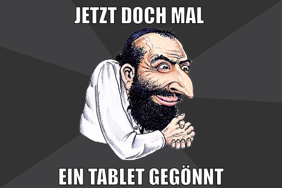 jetzt doch mal ein tablet gegönnt