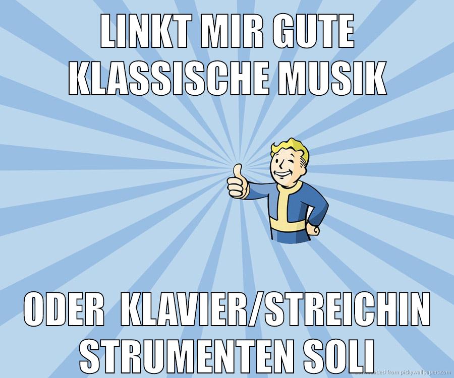 linkt mir gute klassische musik oder  klavier/streichinstrumenten soli