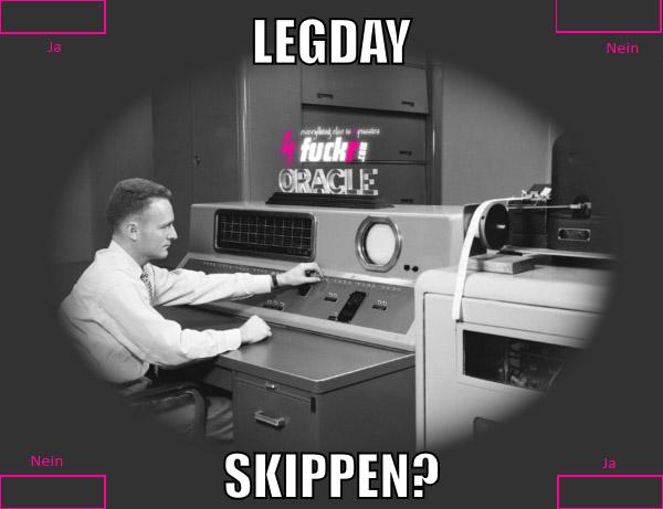 legday skippen?