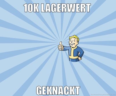 10k lagerwert geknackt