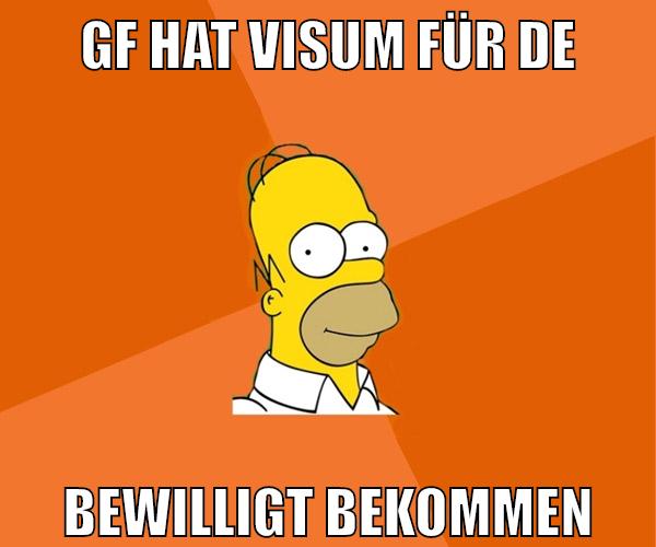 gf hat visum für de bewilligt bekommen