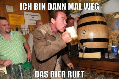 Ich bin dann mal weg DAS BIER RUFT