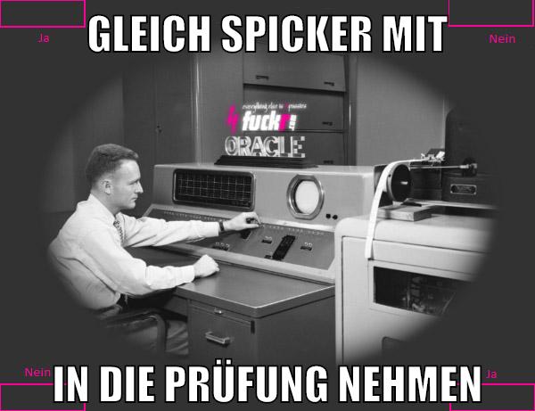 gleich spicker mit in die prüfung nehmen