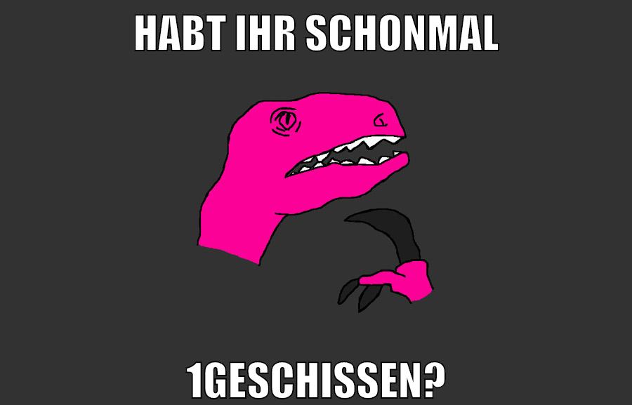 habt ihr schonmal 1geschissen?