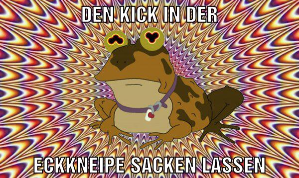 Den kick in der Eckkneipe sacken lassen