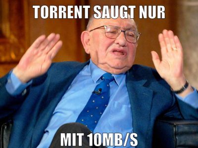 torrent saugt nur mit 10mb/S