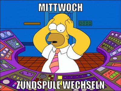 mittwoch zündspule wechseln