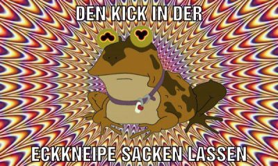 Den kick in der Eckkneipe sacken lassen