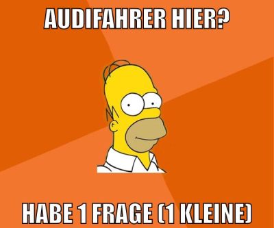 audifahrer hier? habe 1 frage (1 kleine)