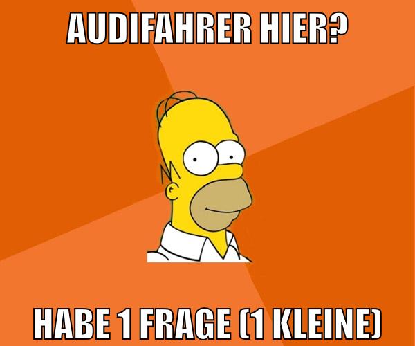 audifahrer hier? habe 1 frage (1 kleine)