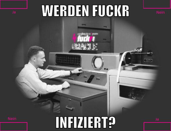werden fuckr infiziert?