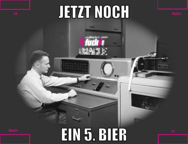 jetzt noch ein 5. bier