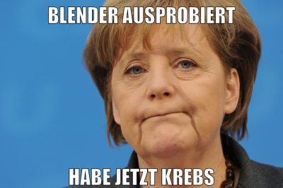 blender ausprobiert habe jetzt krebs