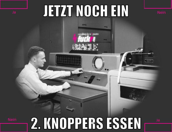jetzt noch ein 2. knoppers essen