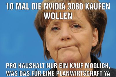 10 mal die nvidia 3080 kaufen wollen Pro Haushalt nur ein Kauf möglich, was das für eine Planwirtschaft ya