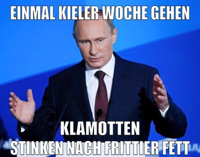 Einmal Kieler Woche gehen Klamotten stinken nach Frittier Fett